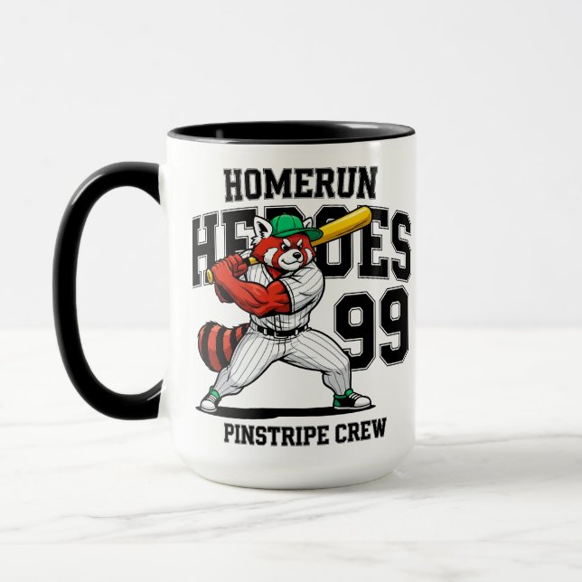 Zuhause Run Heroes, Red Panda Crew Tasse (Links)