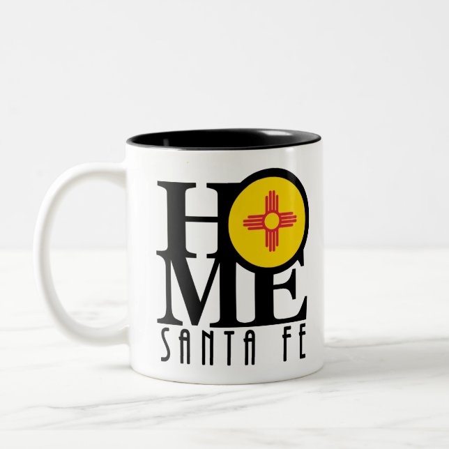 ZUHAUSE Santa Fe 11oz Zwei-Tone-Kaffee-Tasse Zweifarbige Tasse (Links)