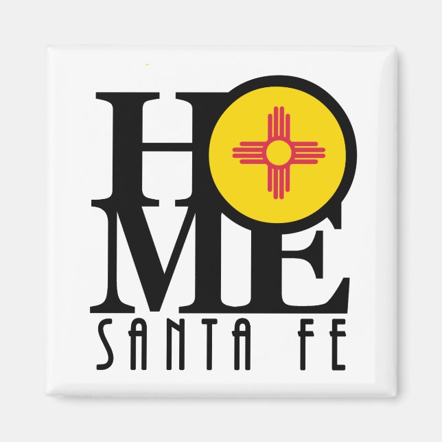 ZUHAUSE Santa Fe New Mexico Magnet (Vorne)