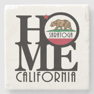 ZUHAUSE Saratoga California Steinuntersetzer