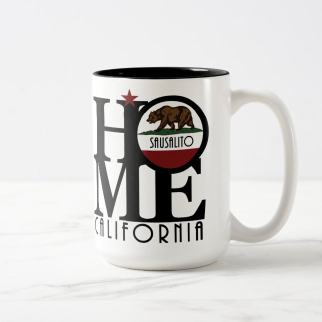 ZUHAUSE Sausalito 15oz Zweifarbige Tasse (Rechts)