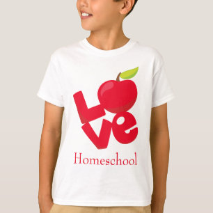 Zuhause School Liebe T-Shirt