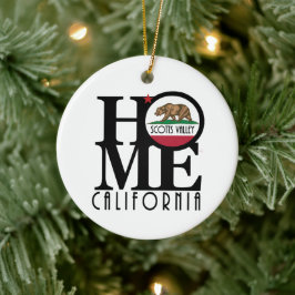 ZUHAUSE Scotts Valley California Keramik Ornament