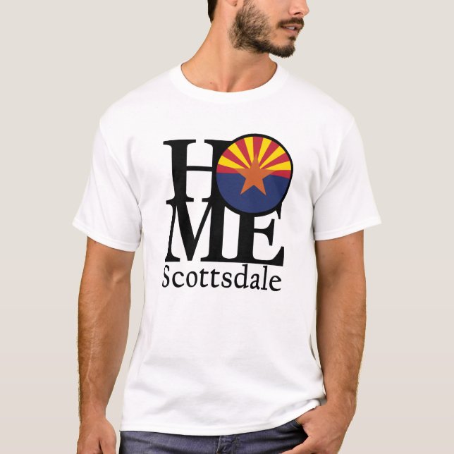 ZUHAUSE Scottsdale Arizona (Frontdruck) T-Shirt (Vorderseite)
