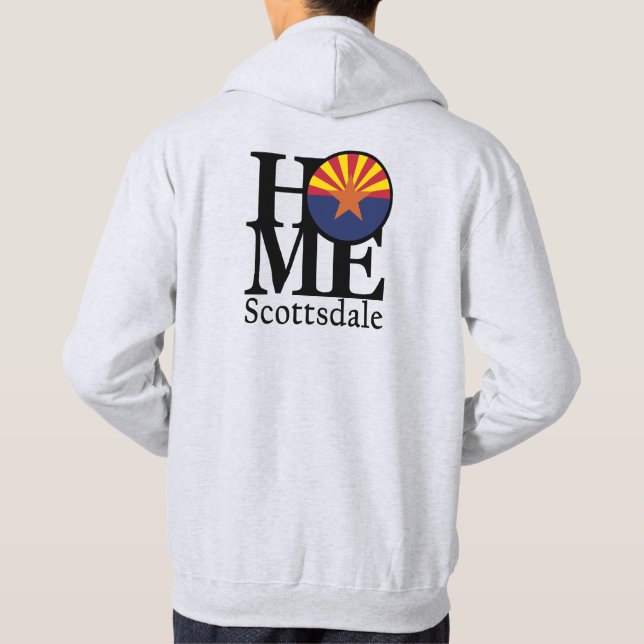 ZUHAUSE Scottsdale Arizona (Rückseite) Hoodie (Rückseite)