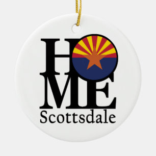 Zuhause Scottsdale AZ Keramik Ornament