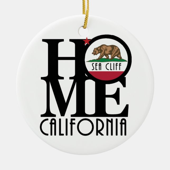 ZUHAUSE Sea Cliff Keramik Ornament (Vorne)