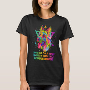 Zuhause Security beim Got des Schäfers Deutscher H T-Shirt
