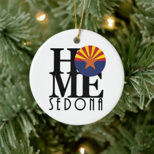 ZUHAUSE Sedona Arizona Keramik Ornament