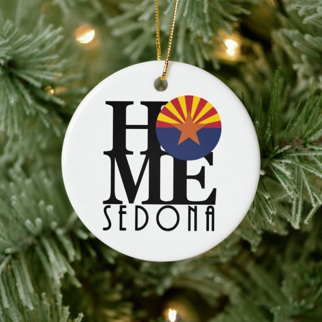 ZUHAUSE Sedona Arizona Keramik Ornament (Baum)