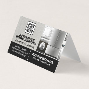 Zuhause-Services für die Gerätereparatur QR-Code Visitenkarten