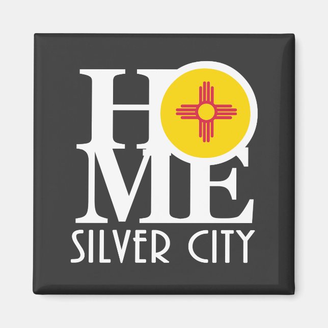 ZUHAUSE Silver City Magnet (Vorne)