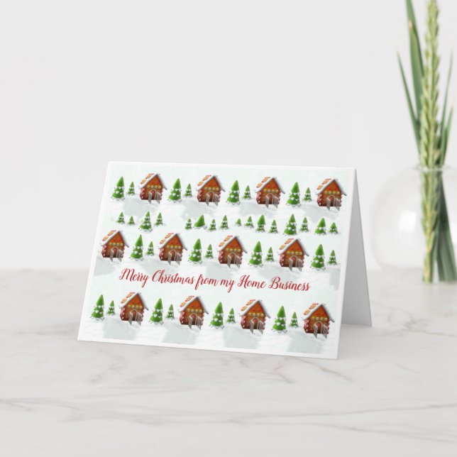 Zuhause Small Business - Weihnachtskarte - vielen  Karte (Vorderseite)