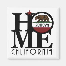 ZUHAUSE Sonoma California Magnet