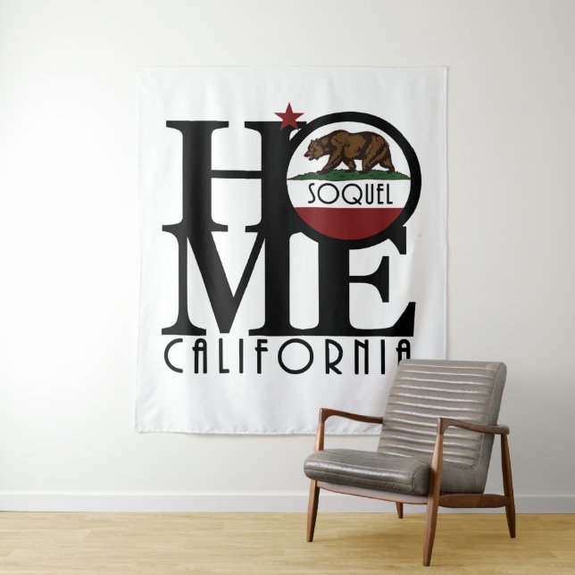 ZUHAUSE Soquel California Wandteppich (Beispiel)