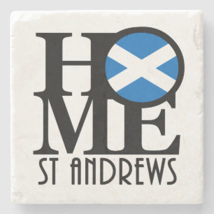 ZUHAUSE St Andrews Scotland Steinuntersetzer