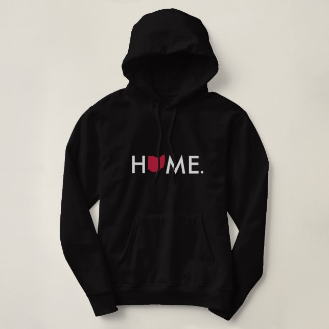 Zuhause Staat Ohio Hoodie (Design vorne)