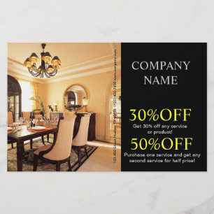 Zuhause Stager Renovierung Innenarchitektin Flyer