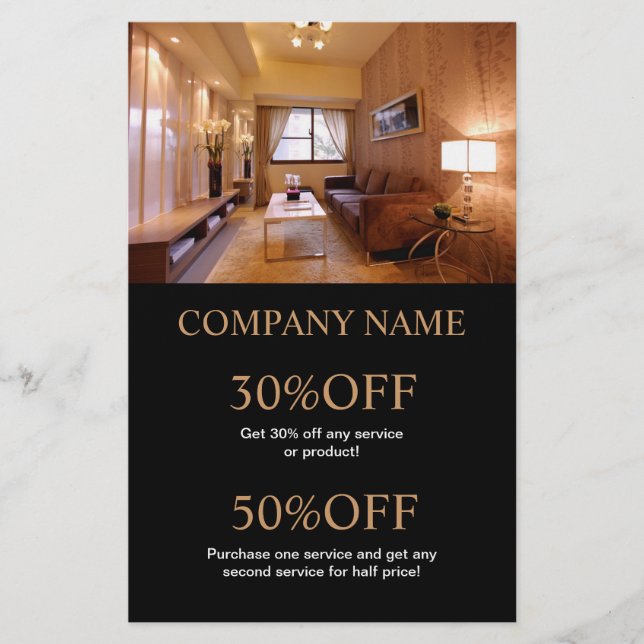 Zuhause Stager Renovierung Innenarchitektin Flyer (Vorne)