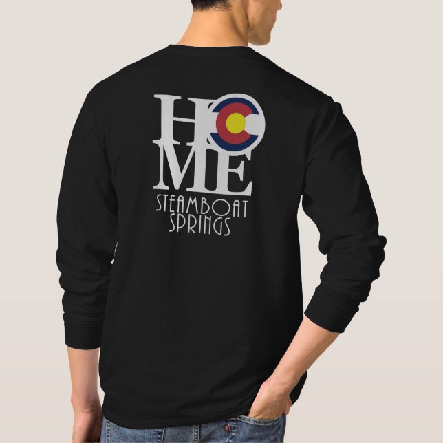 ZUHAUSE Steamboat Springs (Back Print) T-Shirt (Rückseite)