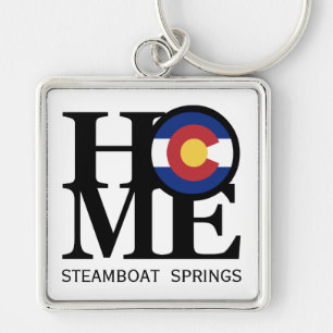 ZUHAUSE Steamboat Springs Schlüsselkette Schlüsselanhänger