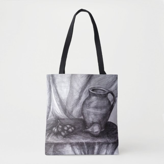 Zuhause-Stift Zeichnend Mehrdruck-Tasche Tasche (Vorderseite)