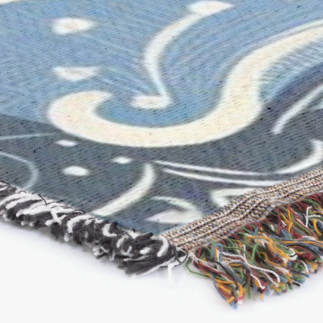 Zuhause Studio Indigo Bloom Decke (Ecke)