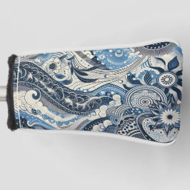 Zuhause Studio Indigo Bloom Golf Headcover