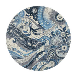 Zuhause Studio Indigo Bloom Schneidebrett