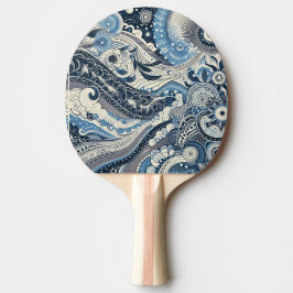 Zuhause Studio Indigo Bloom Tischtennis Schläger