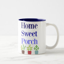 Zuhause-süße Portal Zwei-Ton Kaffee-Tasse