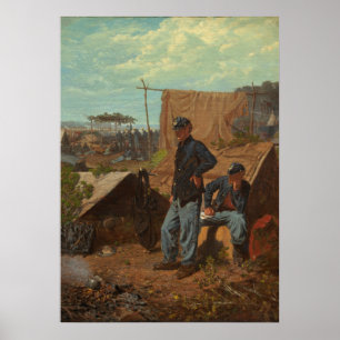 Zuhause, süßes Zuhause, c.1863 (Öl auf Leinwand) Poster