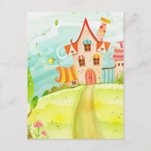 Zuhause-Süßes Zuhause Postkarte