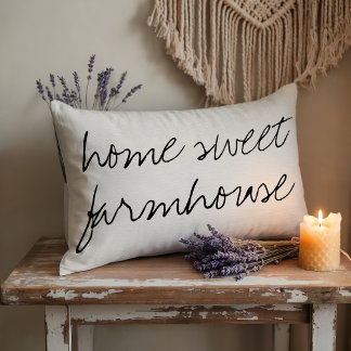 Zuhause Sweet Farmhouse | Lumbalkissen Lendenkissen