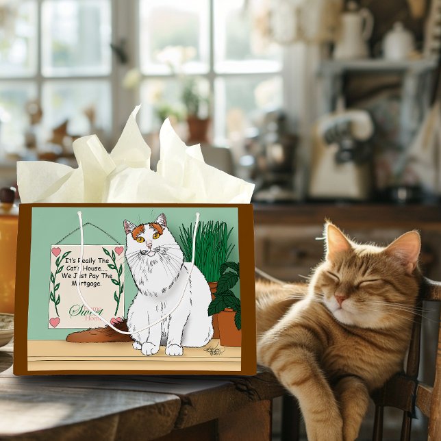 Zuhause Sweet Kitty Zuhause Große Geschenktüte (Von Creator hochgeladen)