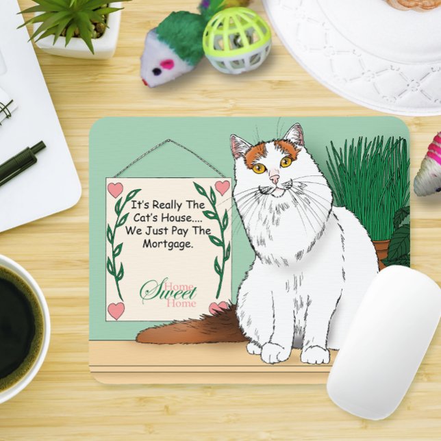 Zuhause Sweet Kitty Zuhause Mousepad (Von Creator hochgeladen)