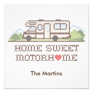 Zuhause Sweet Motor Zuhause Print Fotodruck