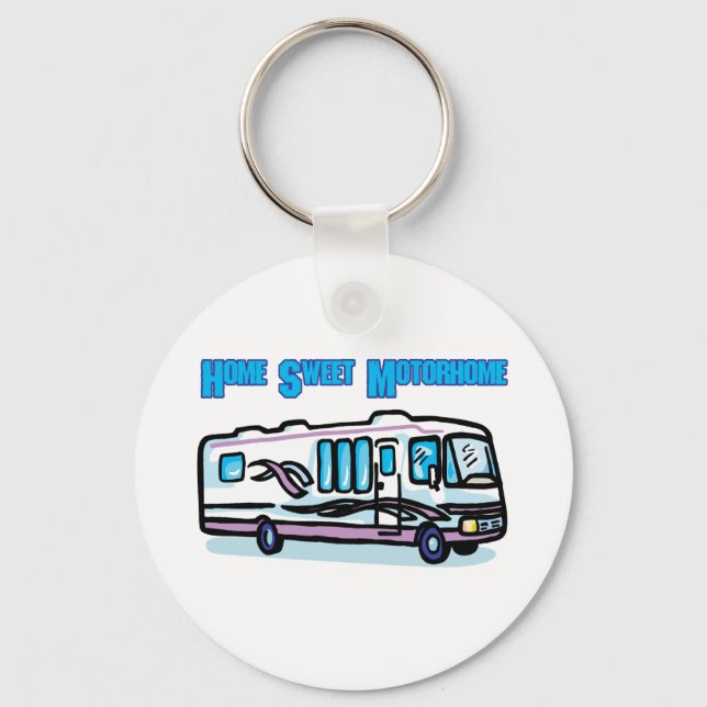 Zuhause Sweet Motorhome Schlüsselanhänger (Vorderseite)