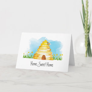Zuhause Sweet Zuhause Bee New Zuhause Karte