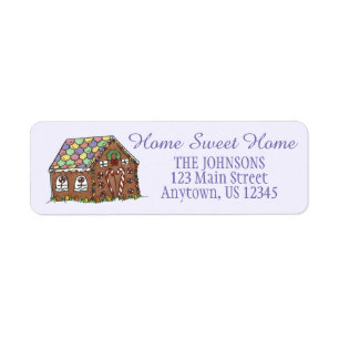 Zuhause Sweet Zuhause Candy Christmas Gingerbrot H