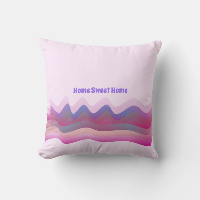 Zuhause Sweet Zuhause Cushion Kissen (Vorderseite)