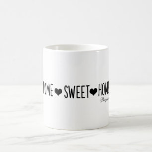 Zuhause Sweet Zuhause Custom Personalisiert Kaffeetasse