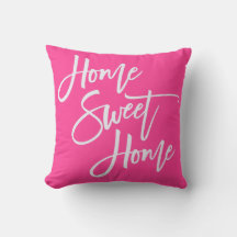 Zuhause Sweet Zuhause Elegantes, weißes Script, Ho