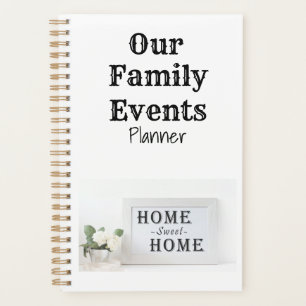 Zuhause Sweet Zuhause Family Eventplaner Planer