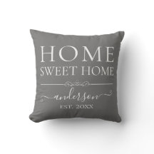 Zuhause Sweet Zuhause | Family name Year Grau