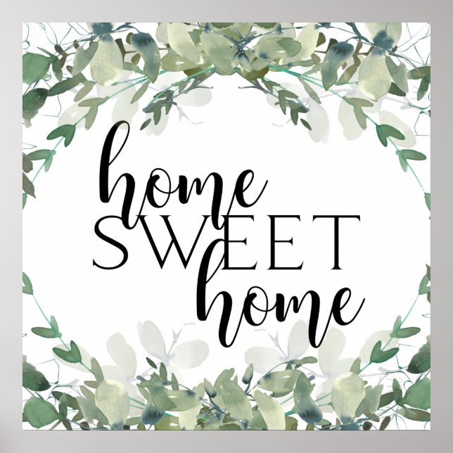 Zuhause Sweet Zuhause Farmhouse Poster (Vorne)