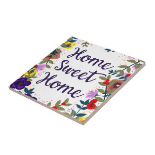 Zuhause Sweet Zuhause Floral Reef Fliese