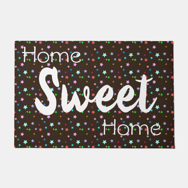 Zuhause Sweet Zuhause Fußmatte (Vorderseite)