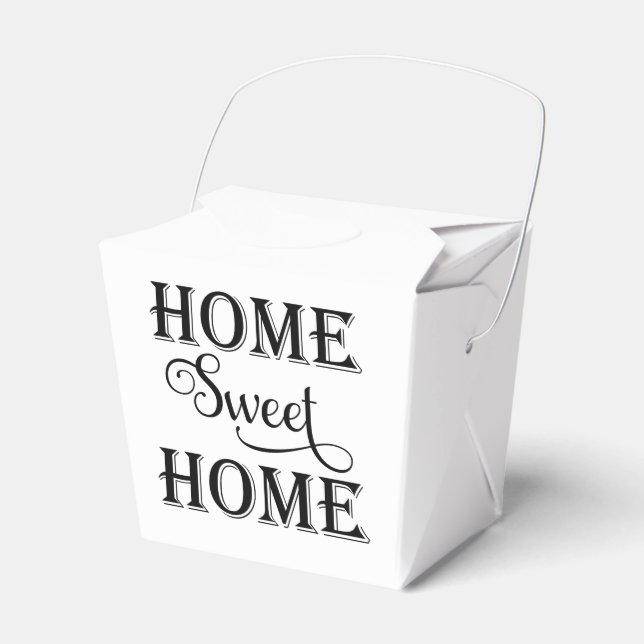 Zuhause Sweet Zuhause Geschenkschachtel (Vorderseite)
