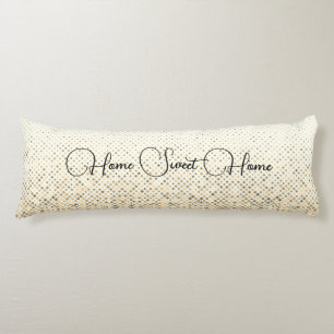 Zuhause Sweet Zuhause Gold Ombre Spektakel Seitenschläferkissen